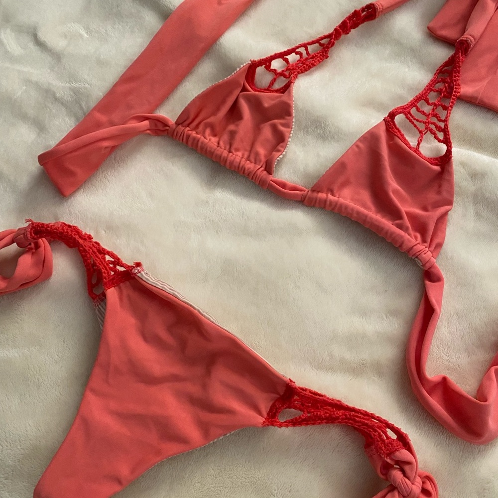Pink acacia set